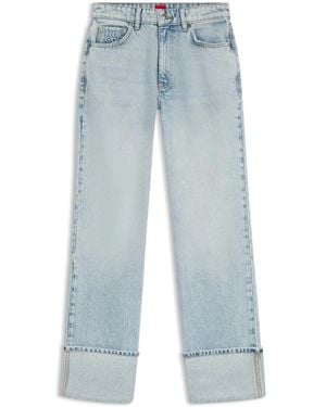 HUGO Jeans ,Blauw ,Katoen Gilissi Straight Jeans