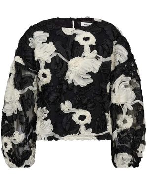 co'couture Fleurcc Blouse - Zwart