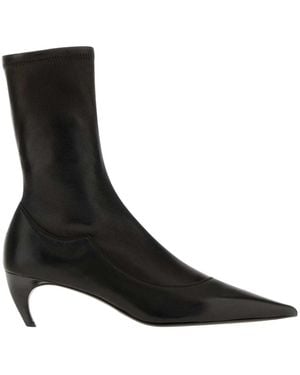 KHAITE Schoenen ,Zwart ,Leer Valerie Mid-Calf Boot