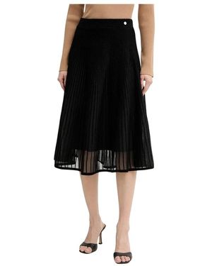 KARL LAGERFELD Midi Skirts - Negro