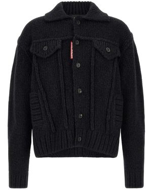 DSquared² Cardigans - Azul