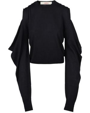 Jucca Round-Neck Knitwear - Black