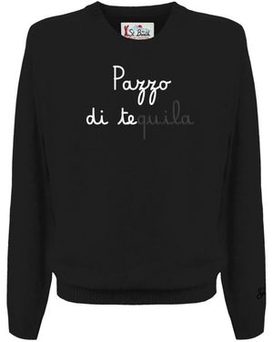 MC2 Saint Barth Round-Neck Knitwear - Black