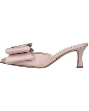 Ovyè Heeled Mules - Rosa