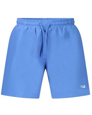 Fila Blaue Swim Boxer Mit Print-Logo
