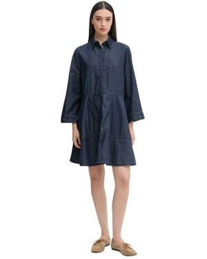 Benetton Denim Jurk - Blauw