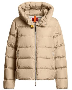 Parajumpers Jassen ,Nylon Jinny Short Down Jacket - Naturel