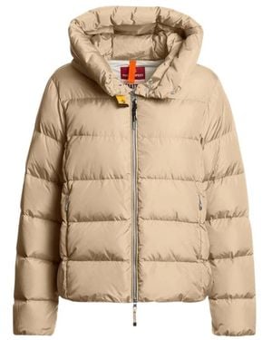 Parajumpers Jassen ,Nylon Jinny Short Down Jacket - Naturel