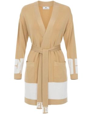 Elisabetta Franchi Cardigans - Neutro