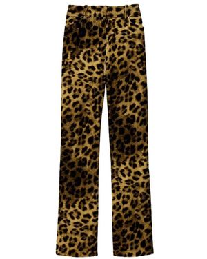 Ba&sh Broeken ,Bruin ,Leer Pantalon Brent - Naturel