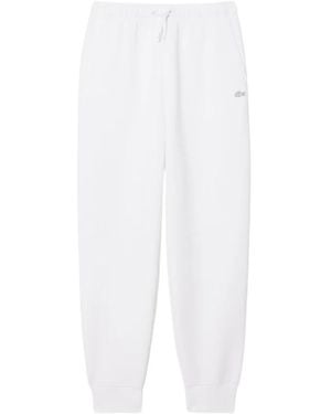 Lacoste Double-Face Jersey Trainingsbroek - Wit