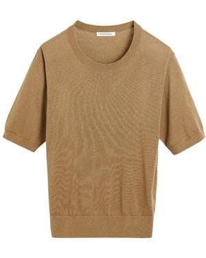 By Malene Birger Round-Neck Knitwear - Brown