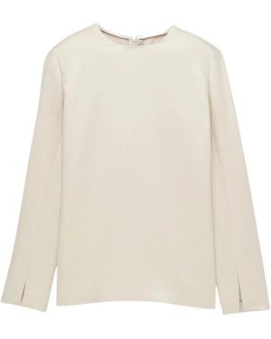 Carven Long Sleeve Tops - Neutro