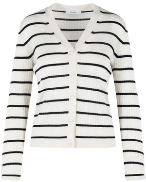 Max Mara Truien & Vesten ,Wit ,Kasjmier Pedale Cardigan