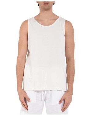 Paolo Pecora Sleeveless Tops - Wit