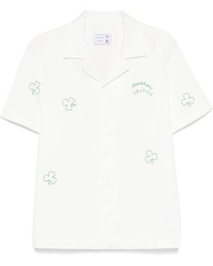 Maison Labiche Short Sleeve Shirts - Blanco