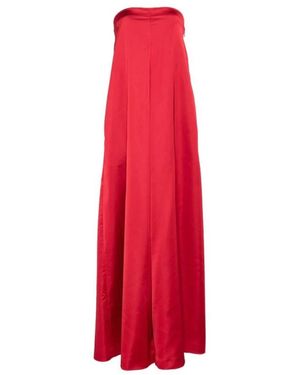Jijil Wide Trousers - Rojo