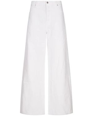 FRAME Wide Jeans - Wit