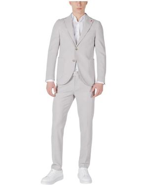 MULISH Single Breasted Suits - Grigio