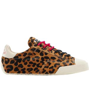 Converse Schoenen ,Bruin ,Katoen Chuck Taylor Lo Leopard Pony Hair