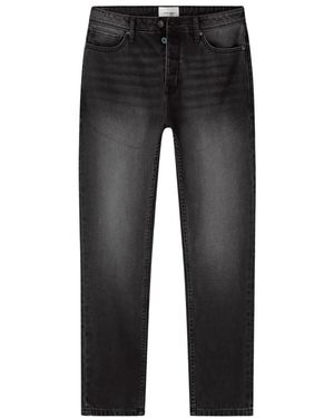 Pure Path Straight Jeans - Gris