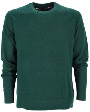 Tommy Hilfiger Pima Bio-Baumwolle Kaschmir Pullover - Grün