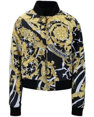 Versace Bomber Jackets - Black