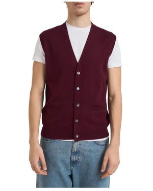 Alpha Studio Cardigans - Red