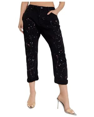 One Teaspoon Cropped Jeans - Negro