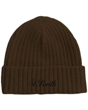 MC2 Saint Barth Accessoires ,Bruin ,Wol Wengen Wollen Muts