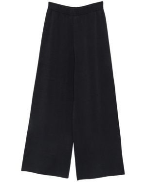 Alysi Gestrickte Marlenehose - Schwarz