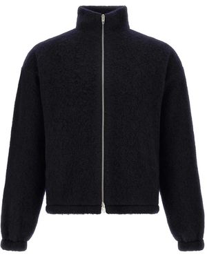 Jil Sander Fleece Jackets - Negro