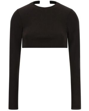 Tom Ford Long Sleeve T-Shirts - Black