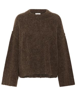 Karen By Simonsen Round-Neck Knitwear - Bruin