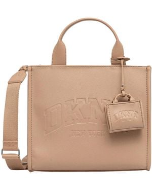 DKNY Hadlee Crossbody Tas - Naturel