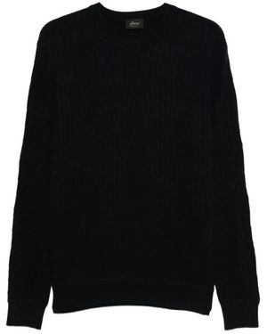 Brioni Stijlvolle Sweater Umq90L Odk07 - Zwart