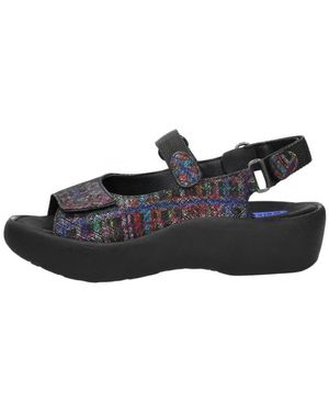 Wolky Flat Sandals - Bleu