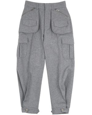 Ermanno Scervino Cropped Trousers - Grey