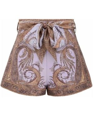 Zimmermann Short Shorts - Purple