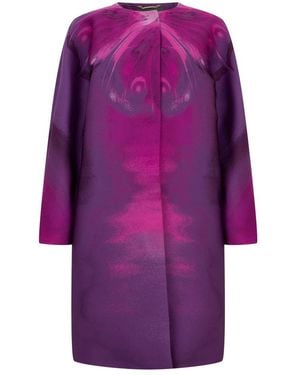 Alberta Ferretti Single-Breasted Coats - Morado