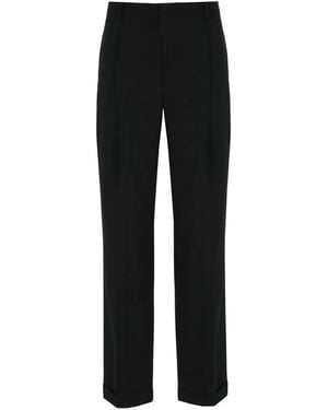 BRIGLIA Straight Trousers - Black