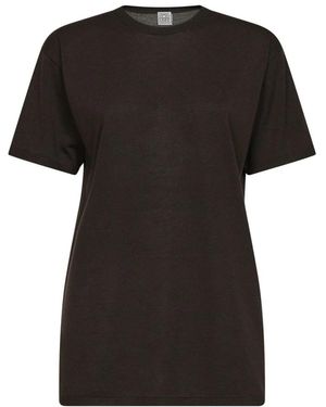 TOTEME Tee Knit - Schwarz