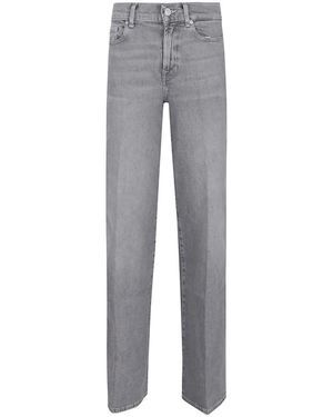 7 For All Mankind Straight Jeans - Grijs