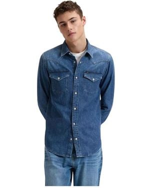 Lee Jeans Denim Shirts - Blu
