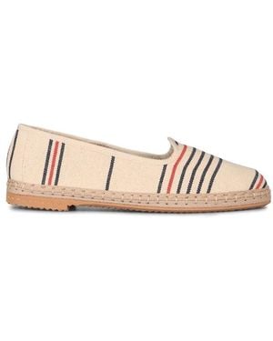 Manebí Schoenen ,Veelkleurig ,Katoen Portofino Canvas Espadrilles - Naturel
