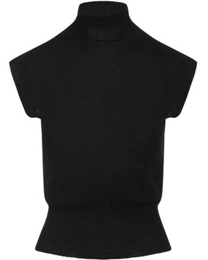 Rick Owens Schwarze Wollbekleidung Aw25