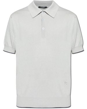 Balmain Polo Shirts - White