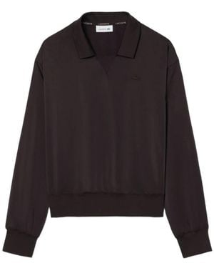 Lacoste V-Neck Knitwear - Negro