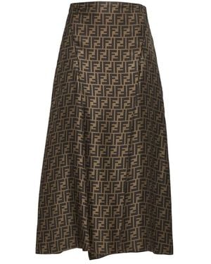 Fendi Midi Skirts - Green