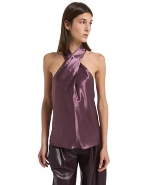 ANDAMANE Sleeveless Tops - Purple
